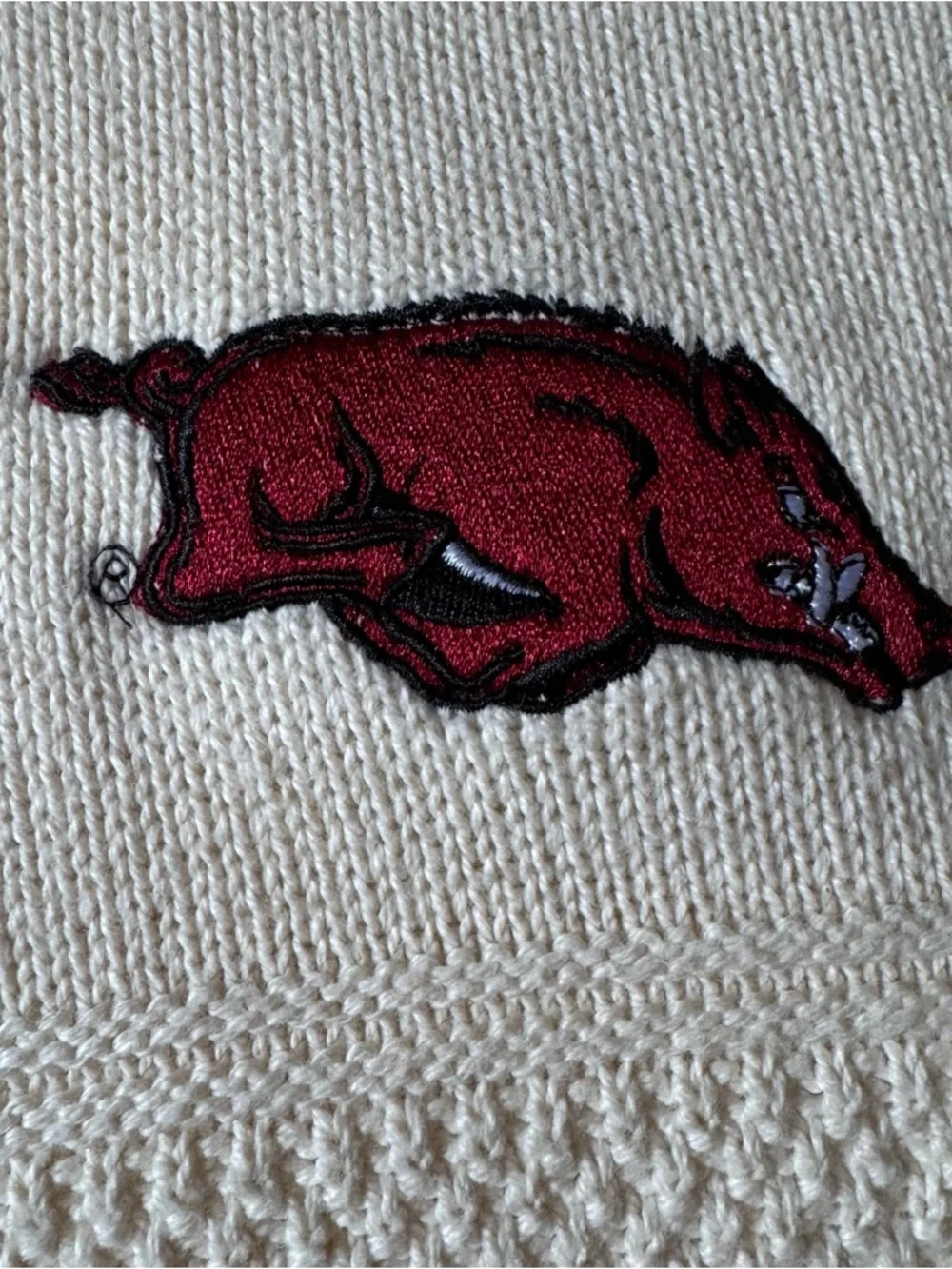 Arkansas Razorbacks Knit Crewneck Sweater - Size XXL - NWT